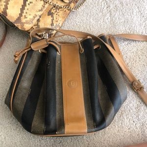 Vintage Fendi cinch bag